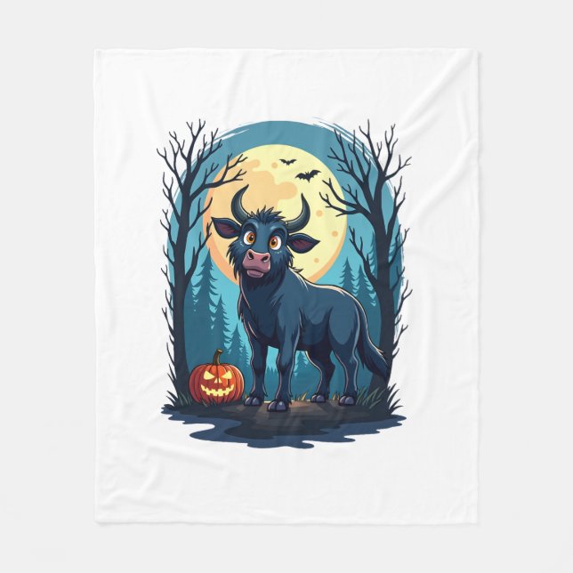 Cobertor De Velo Transformação em Lobisomem de Vaca (Frente)