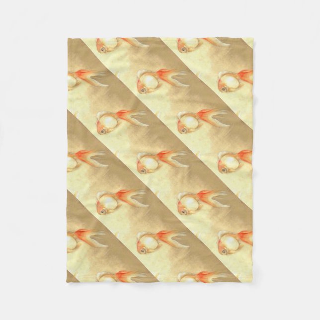 Cobertor De Velo Transquil - Peixe-dourado japonês (Frente)