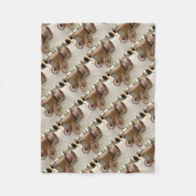 Cobertor De Velo Trator vintage enferrujado (Frente)