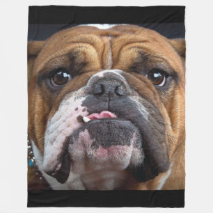 Cobertor De Velo Travesseiro de English Bulldog