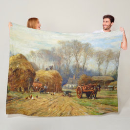 Cobertor De Velo Trazendo para Casa a Fazenda de Feno Vida William 