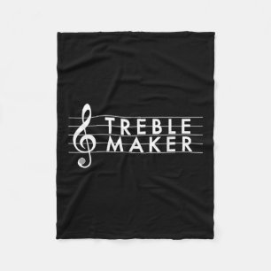 Cobertor De Velo Treble Maker Um Engraçado Músico Professor Musical