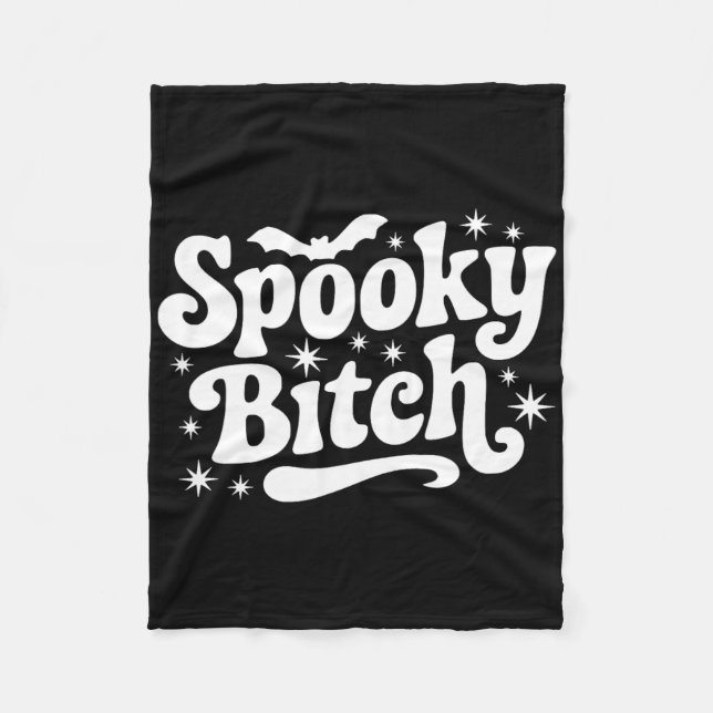 Cobertor De Velo Trecho Da Bruxa De Halloween Dizendo Ds Gift (Frente)