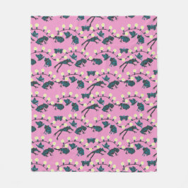 Cobertor De Velo Tree Frog Cafe Pink