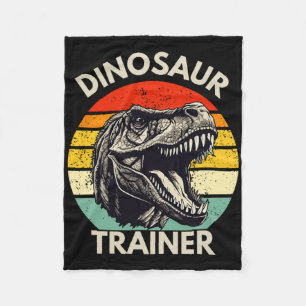 Cobertor De Velo Treinador De Dinossauros Retrô Figurino De Hallowe