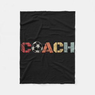 Cobertor De Velo Treinador de Futebol Retro Vintage Futebol Instruc