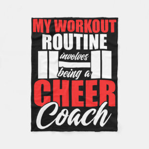 Cobertor De Velo Treinador de Torcida Treino Cheerleading Equipe de