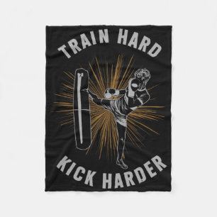 Cobertor De Velo Treine Duro Chute Mais Forte Kickboxing Artes Marc
