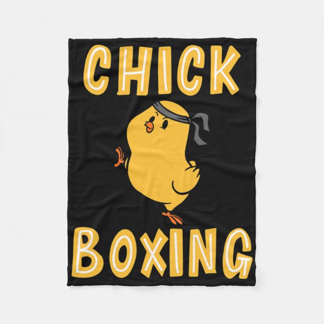 Cobertor De Velo Treino de Kickboxing Chickboxing Kick Boxing  (Frente)