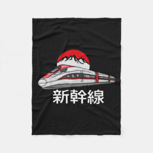 Cobertor De Velo Trem modelo Shinkansen Japonês Trem-bala engraçado