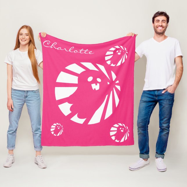 Cobertor De Velo Trending Halloween - Rosa e Espírito Branco (In Situ)