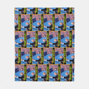 Cobertor De Velo Trending Trump Fleece Blankets Designs exclusivo