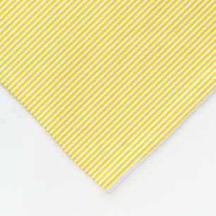 Cobertor De Velo Trendy Elegant Yellow White Stripes Modelo Pequeno