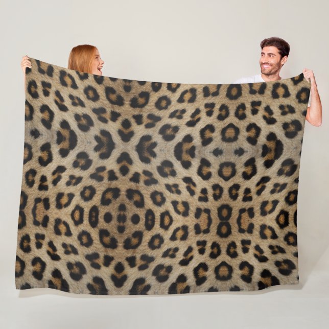 Cobertor De Velo Trendy na moda-leopardo padrão-impressão (In Situ)