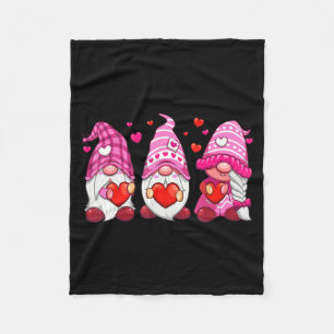 Cobertor De Velo Três Gnomies Engraçados e Fofos Nk Corações Vale C
