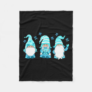 Cobertor De Velo Três Gnomos Feliz Feliz Pi-Day Número de Matemátic
