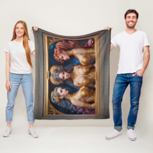 Cobertor De Velo Três Graças Da Mitologia Grega por Xzendor7