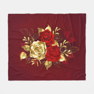 Cobertor De Velo Três Rosas de joalharia