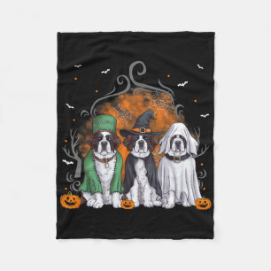 Cobertor De Velo Três Santos Bernard Rua. Bernard Dog Halloween Gho