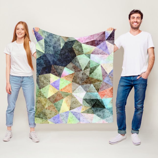 Cobertor De Velo Triângulo geométrico geométrico geométrico geométr (In Situ)