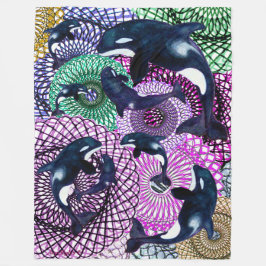 Cobertor De Velo Tribal Orca