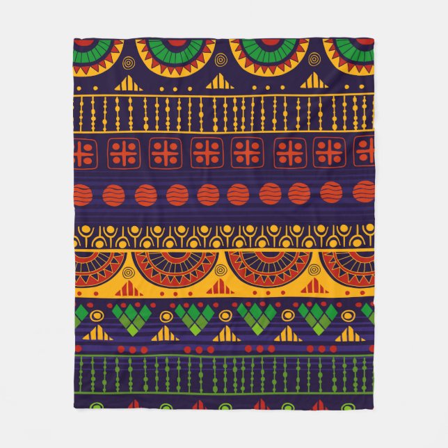 Cobertor De Velo Tribal seamless pattern.  (Frente)