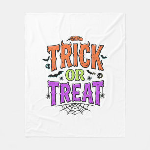 Cobertor De Velo Trick Halloween Tratamento Engraçado Teia de Aranh
