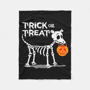 Cobertor De Velo Trick Or Treat Cachorro de Halloween