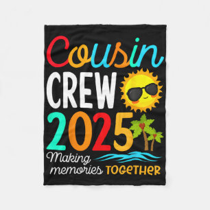 Cobertor De Velo Trip da Família Cousin Crew 2025 Summer Vacation B