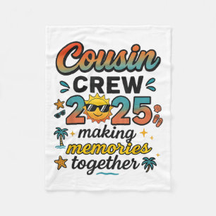 Cobertor De Velo Trip da Família Cousin Crew 2025 Summer Vacation B
