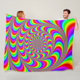 Cobertor De Velo Trip Psicodélica da Roda Ácido NBK