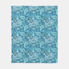 Cobertor De Velo Trippy Hippy Paisley Fleece Blanket