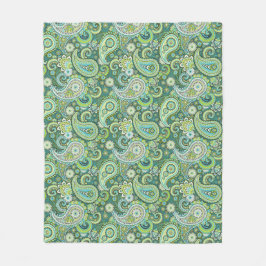 Cobertor De Velo Trippy Hippy Paisley Fleece Blanket