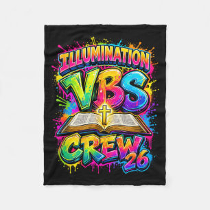Cobertor De Velo Tripulação do Vbs Iluminação Cristã Acampamento Ju
