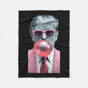 Cobertor De Velo Triturador rosa engraçado Gum Yum Tee