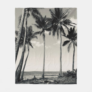 COBERTOR DE VELO TROPICAL PALM TREE ON THE BEACH