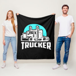 Cobertor De Velo Trucker Gift Blanket