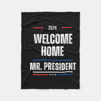 Cobertor De Velo Trump 2024 - Bem-vindo ao lar, Senhor Presidente