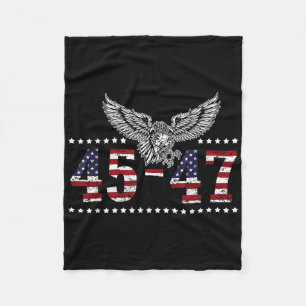 Cobertor De Velo Trump 2024, Presidente 45 E 47, Bandeira Americana