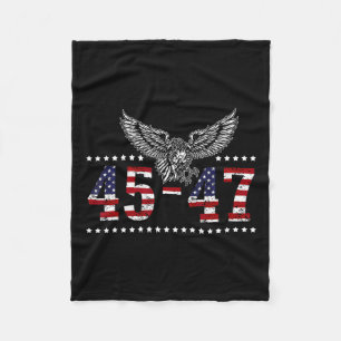 Cobertor De Velo Trump 2024, Presidente 45 E 47, Bandeira Americana