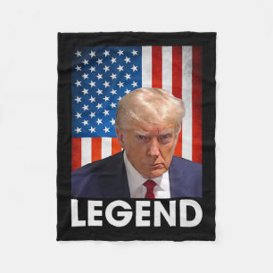 Cobertor De Velo Trump 2024 Presidente Legend American Flag