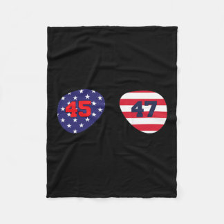Cobertor De Velo Trump 2024 Retome o Patriota Americano de Bandeira