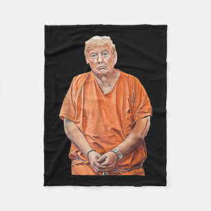 Cobertor De Velo Trump 20-24 Anos Na Prisão Anti-Trump Engraçado