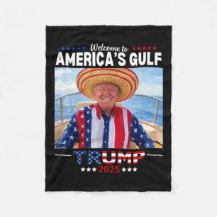 Cobertor De Velo Trump America's Golfo México Presidente Trump Somb