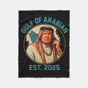 Cobertor De Velo Trump Arabian Golfo 2025 Funny Trump Golfo Da Aráb