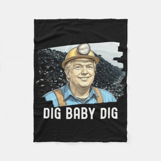 Cobertor De Velo Trump Coalminer Dig Ba (Frente)