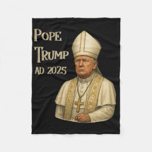 Cobertor De Velo Trump como Papa da Igreja do Vaticano - Papa Trump