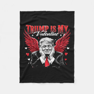 Cobertor De Velo Trump É Meu Dia de os namorados De Retrô Engraçado