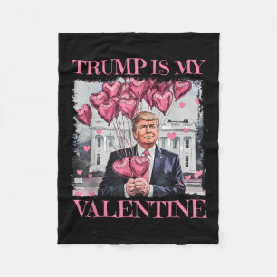 Cobertor De Velo Trump É Meu Dia de os namorados Engraçado Namorado