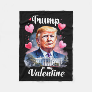 Cobertor De Velo Trump É Meu Dia de os namorados Patriótico Engraça